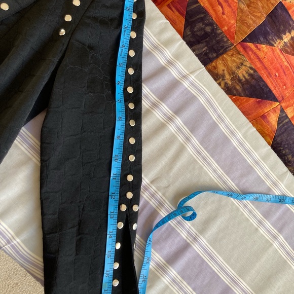 Alberto Makali, short studded jacket, black, vintage, size 2 - Picture 6 of 9